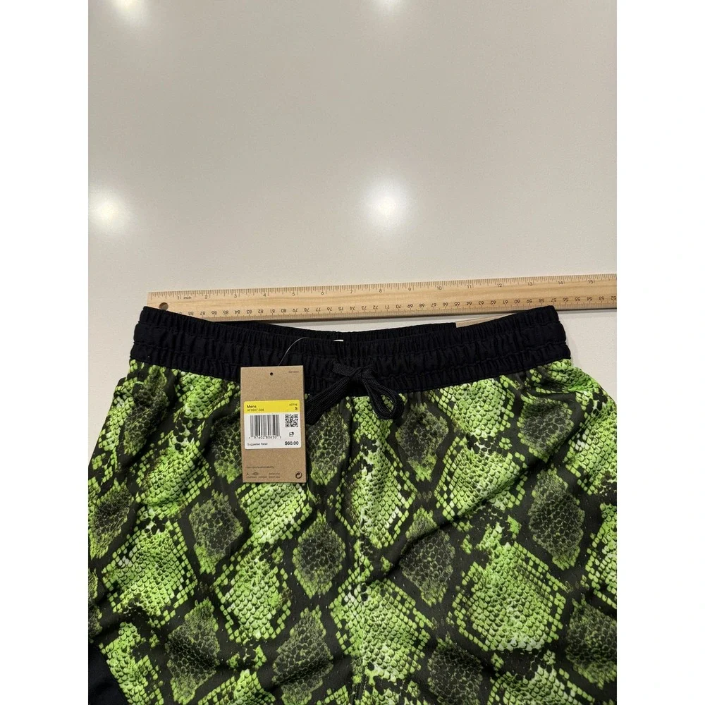 Jordan Dri-FIT Diamond Mesh Shorts Mens Green Snakeskin HF9907-358 Size S 7in